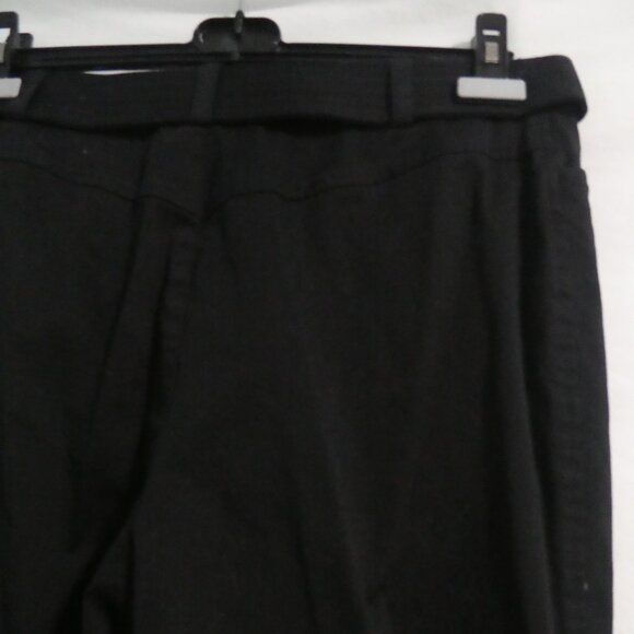 RAFAELLA | size 12 | Casual Black Pants With Matching Belt | NWOT - Picture 12 of 16
